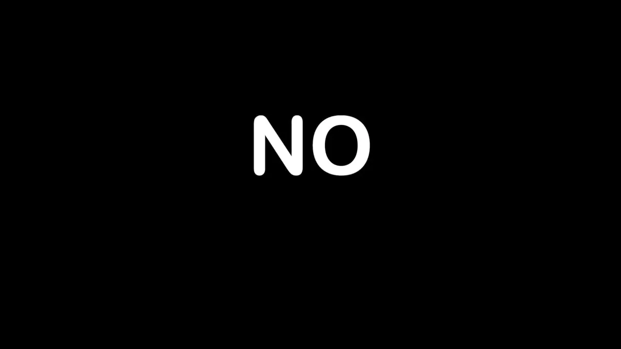 No