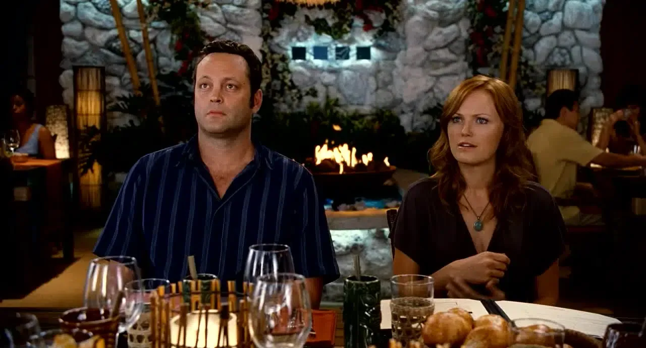 First night dinner scene