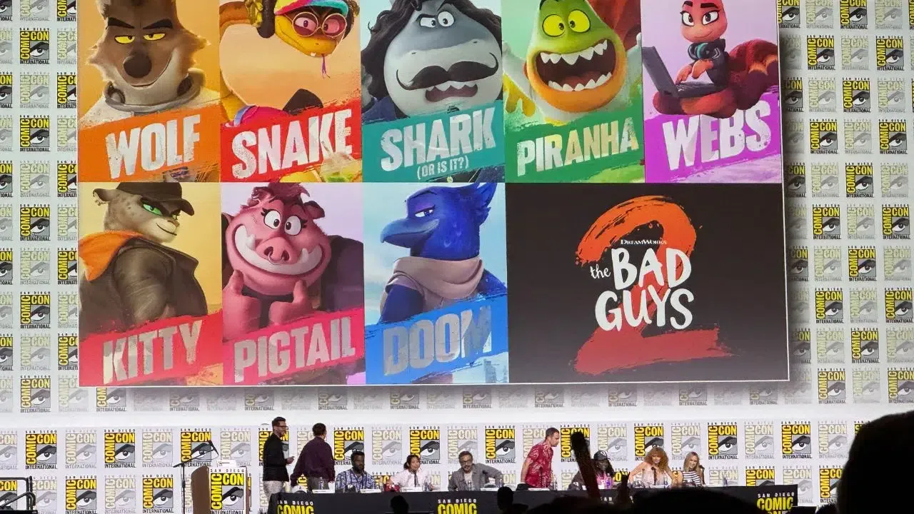 The Bad Guys 2 Panel at SDCC