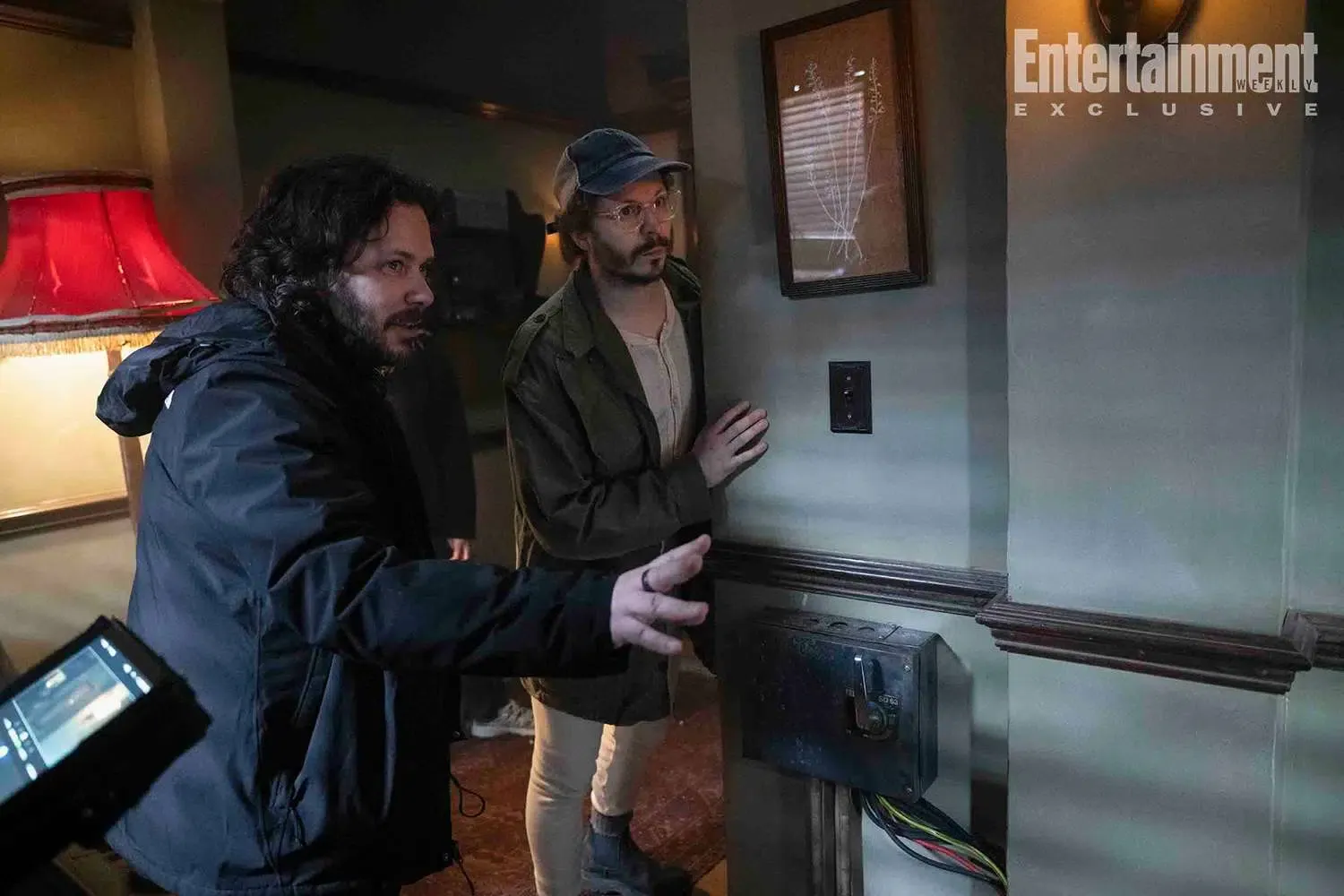 Glen Powell, Edgar Wright take EW on set of 'The Running Man'